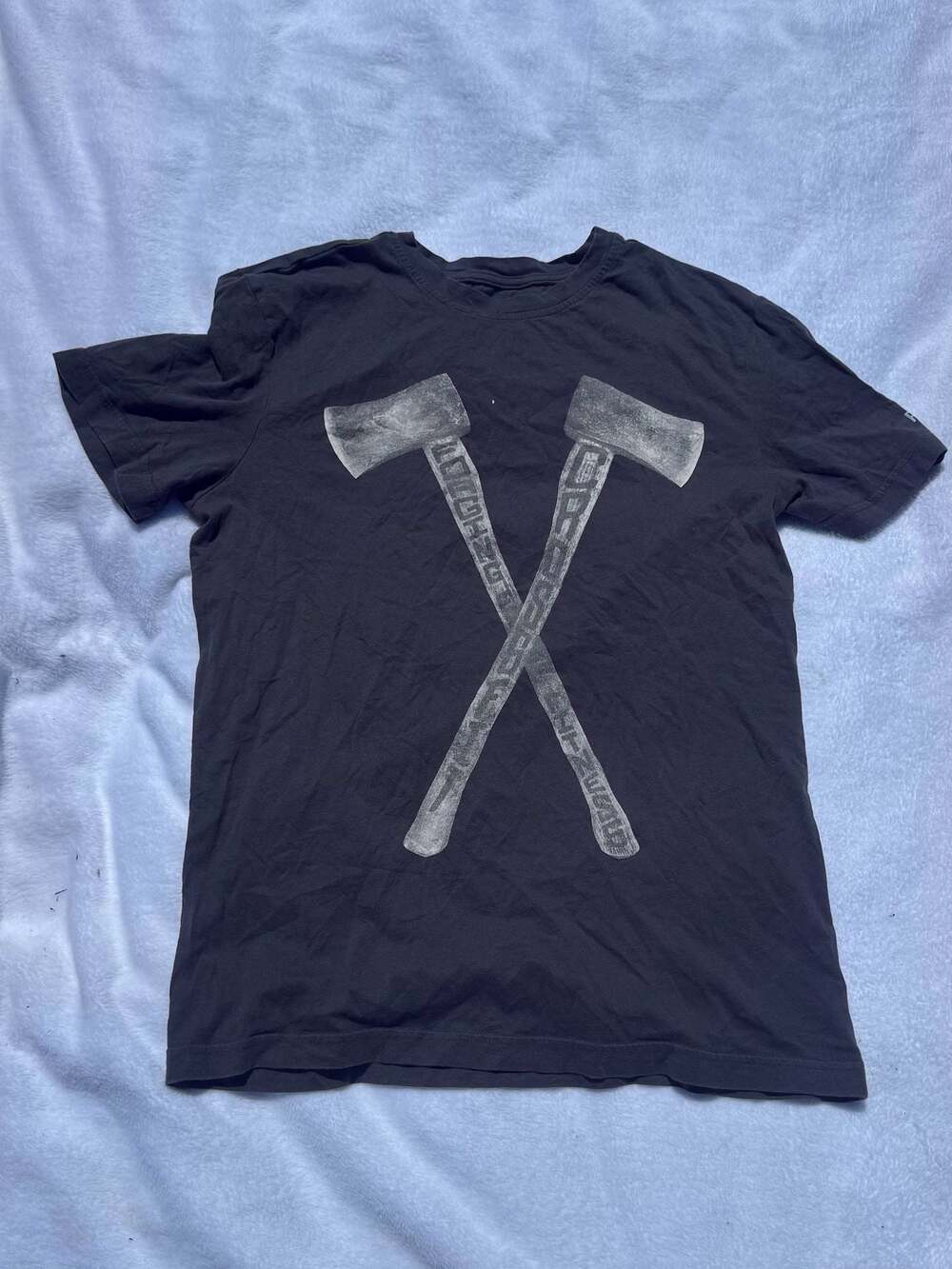 Reebok Crossfit Graphic T-Shirt Black Size M